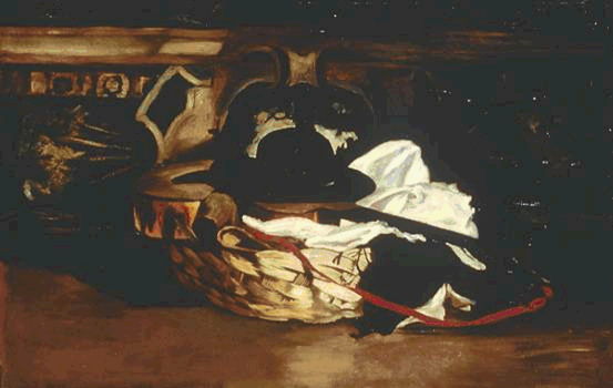 Edouard Manet-Guitare et chapeau