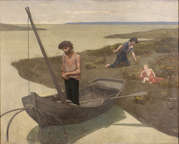 Pierre Puvis de Chavannes -Le pauvre pêcheur