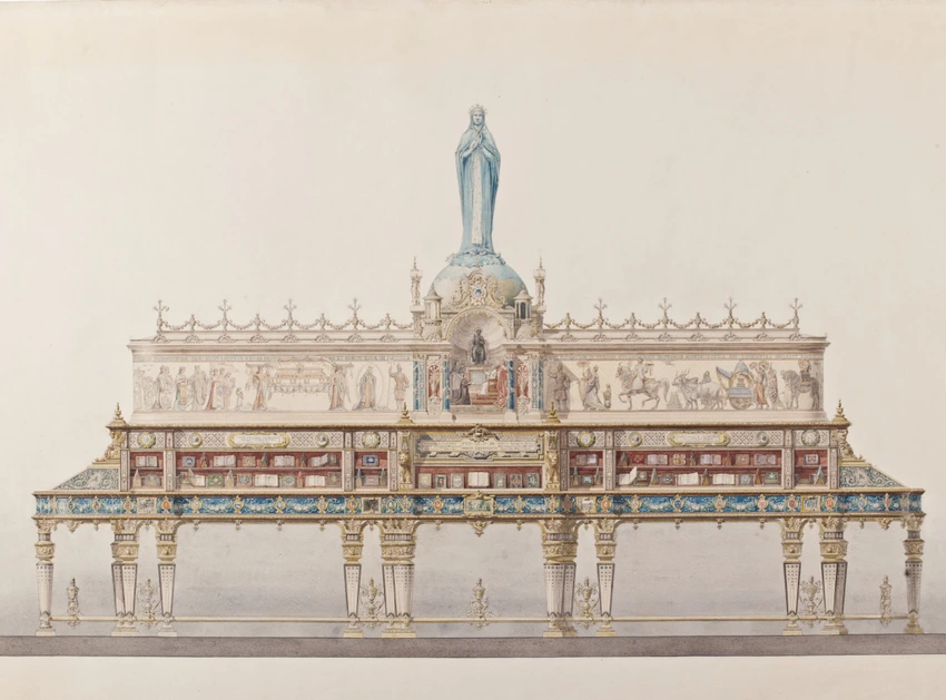Bibliothèque monumentale pour le Vatican - Emile Reiber