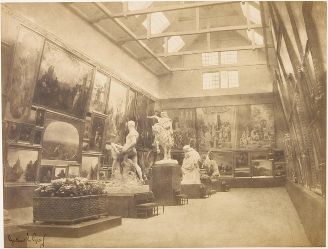 Vue du Salon de 1853 - Gustave Le Gray