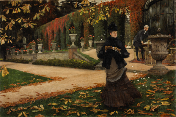 James Tissot-La réponse (La lettre)