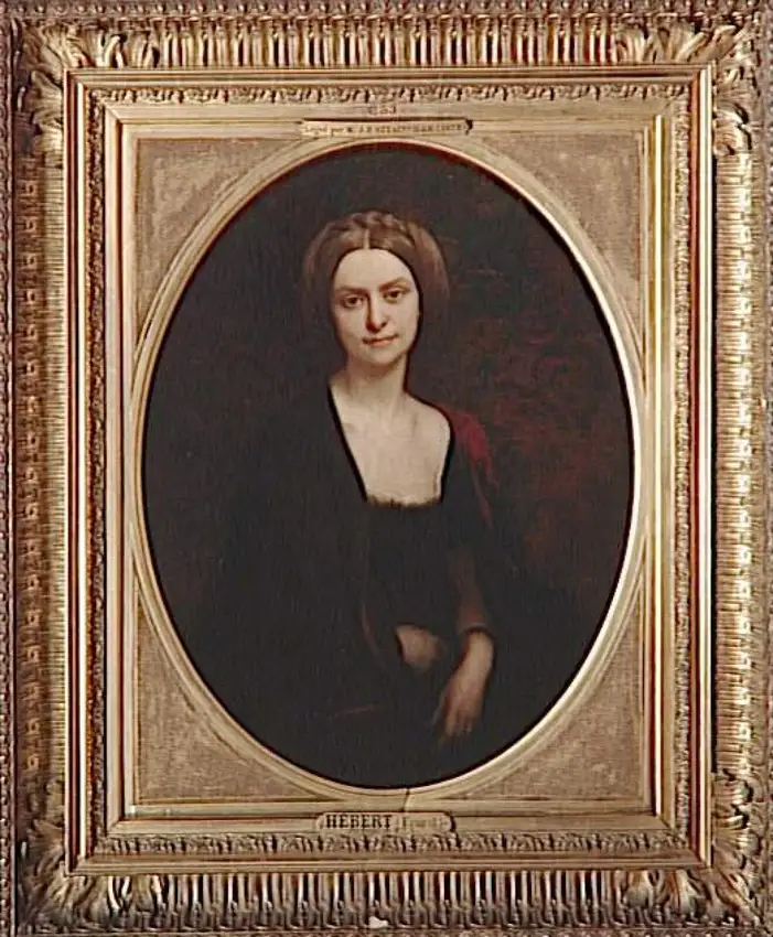 Portrait de Marie Jauvin d'Attainville - Ernest Hébert