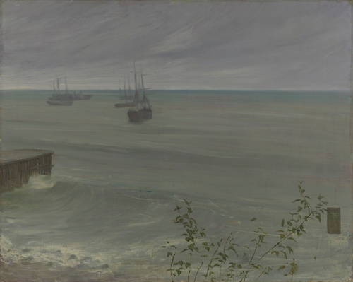 Symphony in Grey and Green: The Ocean, 1866 (2021:11:02 09:11:51+01:00), James Abbott McNeill Whistler