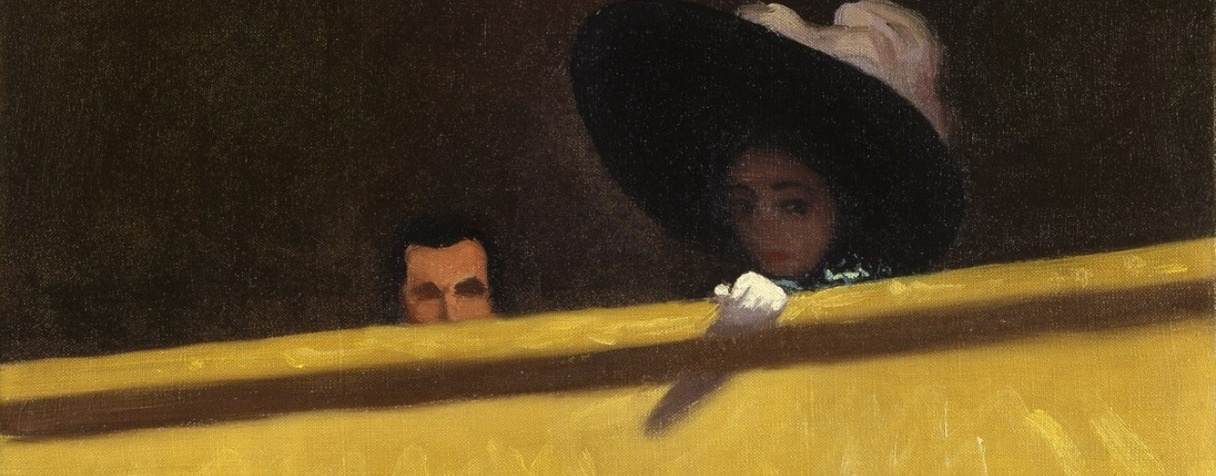 La Loge de théâtre, le monsieur et la dame, Félix Vallotton