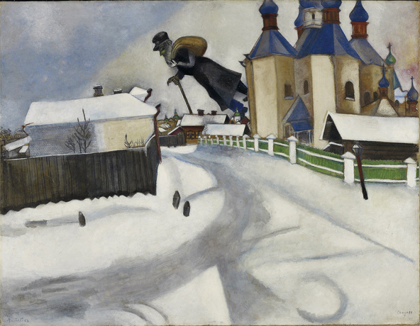 Marc Chagall-Au-dessus de Vitebsk