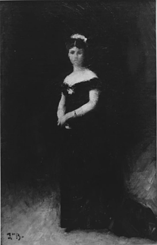 Esquisse pour le portrait de Mme Bischoffsheim - Léon Bonnat