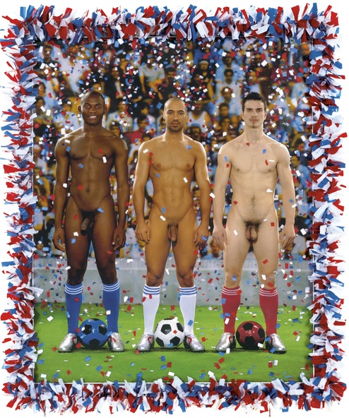 Pierre et Gilles (nés respectivement en 1950 et en 1953)-Vive la France