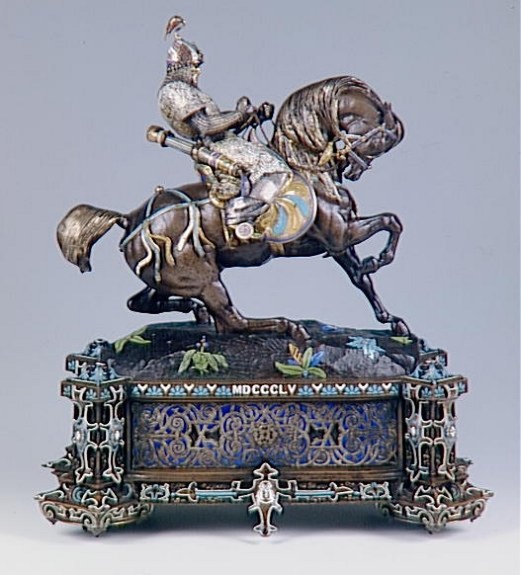 Antoine-Louis Barye-Guerrier tartare à cheval