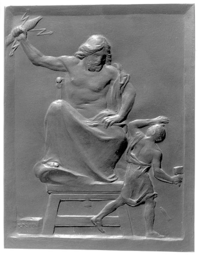 Jupiter et le statuaire - Victor Peter
