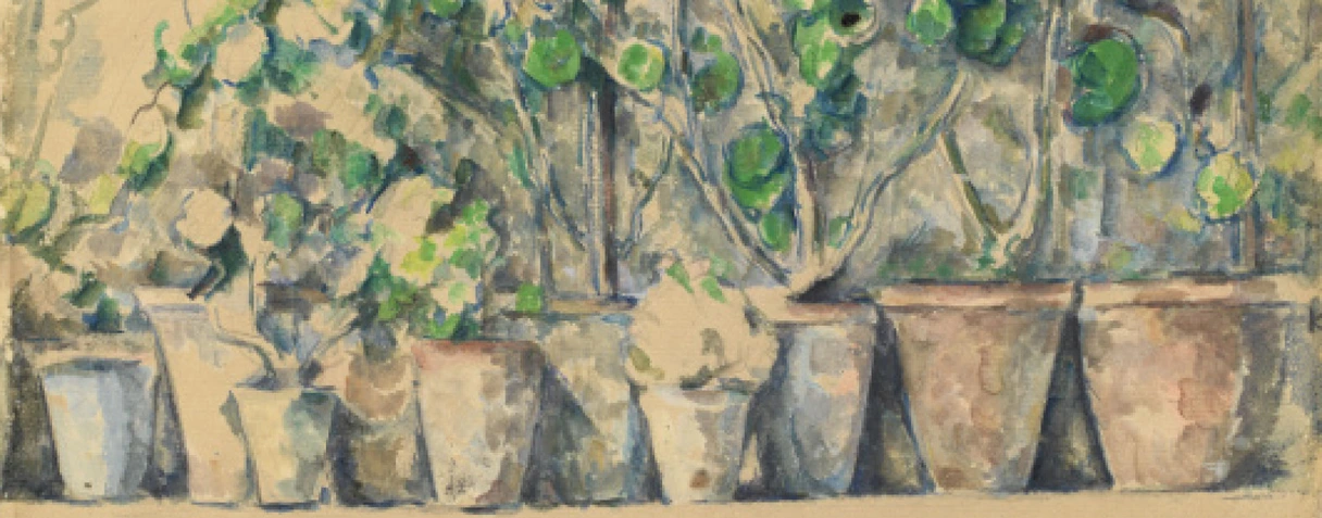 Paul Cézanne, Les pots de fleurs, vers 1888