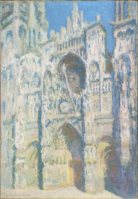 La Cathédrale de Rouen. Le Portail et la Tour Saint-Romain, plein soleil - Claude Monet