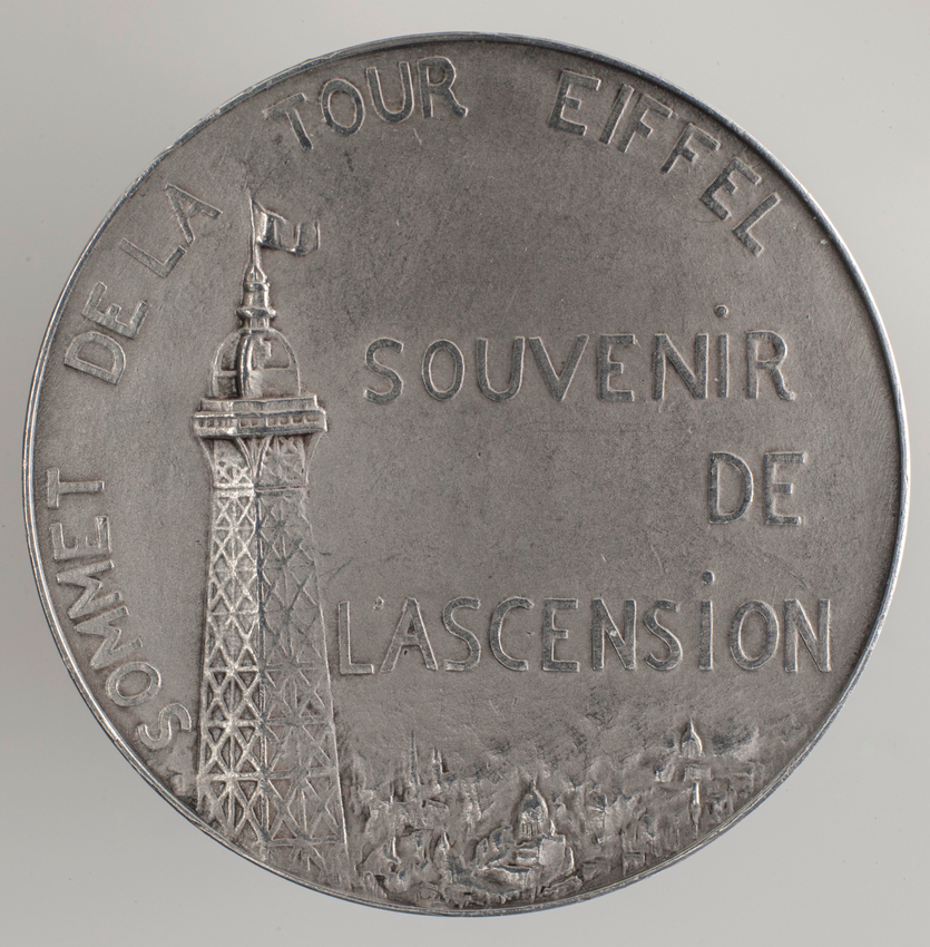 Sommet de la Tour Eiffel, souvenir de l'ascension - Alexandre Charpentier