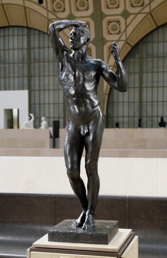 sculpture, Auguste Rodin, Thiébaut frères, L'Age d'airain, entre 1877 et 1880