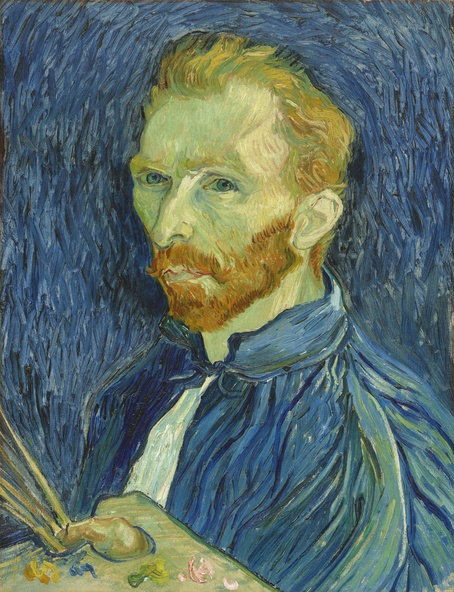 Vincent van Gogh-Portrait de l'artiste, Saint-Rémy-de-Provence