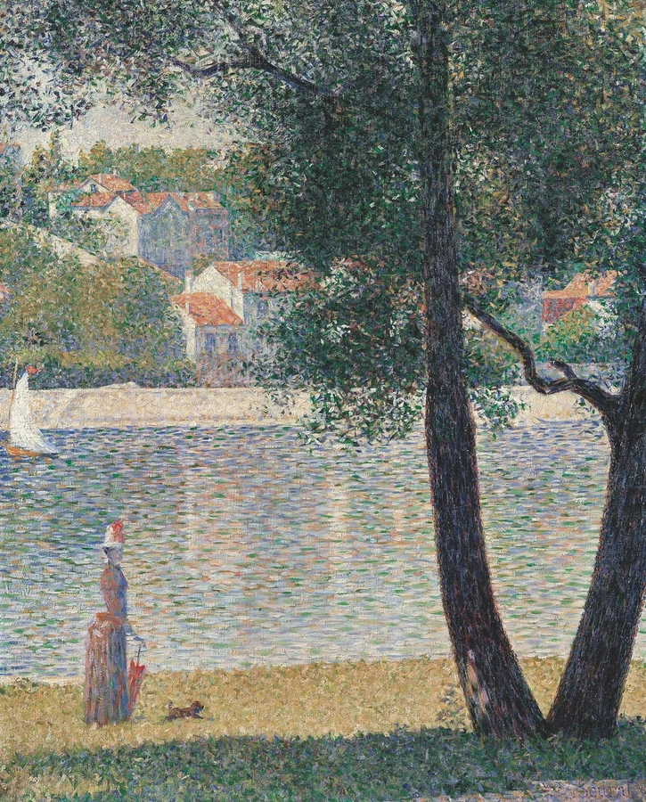 Georges Seurat (1859 -1891) La Seine à Courbevoie 1885