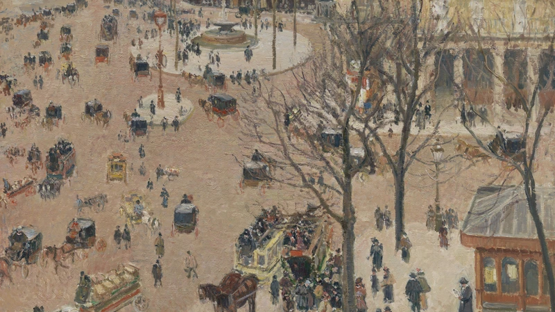 Camille Pissarro (1830-1903), La Place du Théâtre Français, 1898