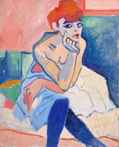André Derain-La femme en chemise ou Danseuse