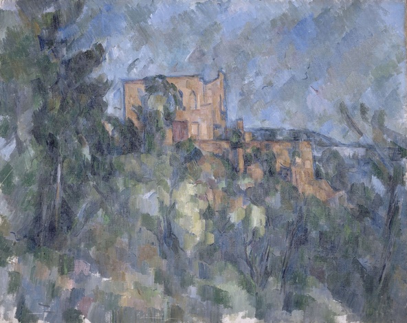 Paul Cézanne-Château noir