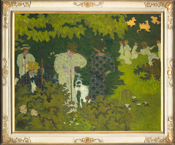Pierre Bonnard -Crépuscule, dit aussi La partie de croquet