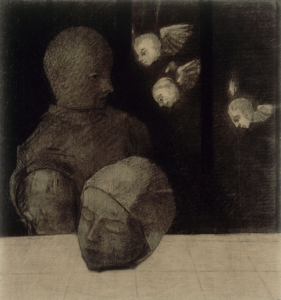 Odilon Redon-Le Prisonnier