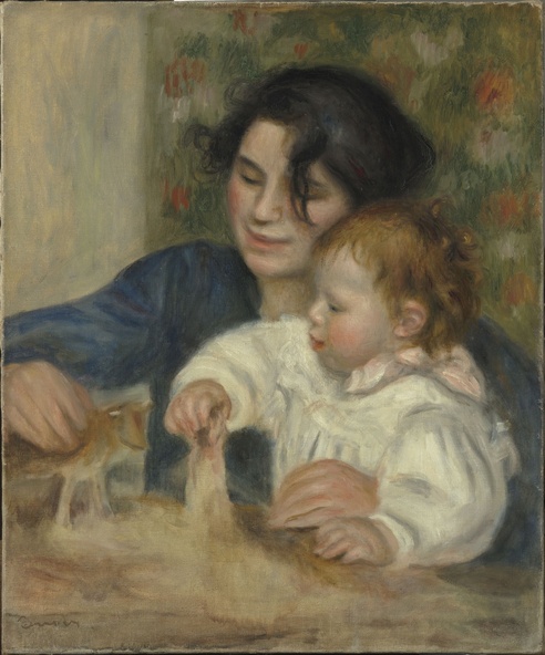 Pierre-Auguste Renoir-Gabrielle et Jean