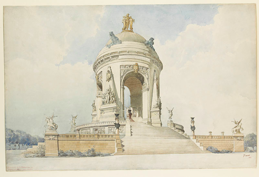 Projet de monument de la Fédération - Jean-Camille Formigé