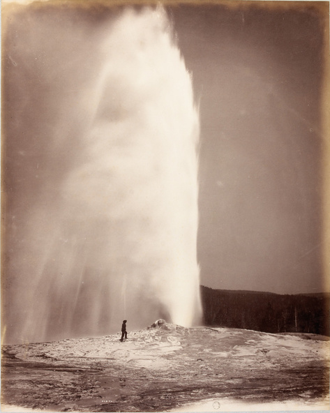 William Henry Jackson-Old Faithfull, Yellowstone