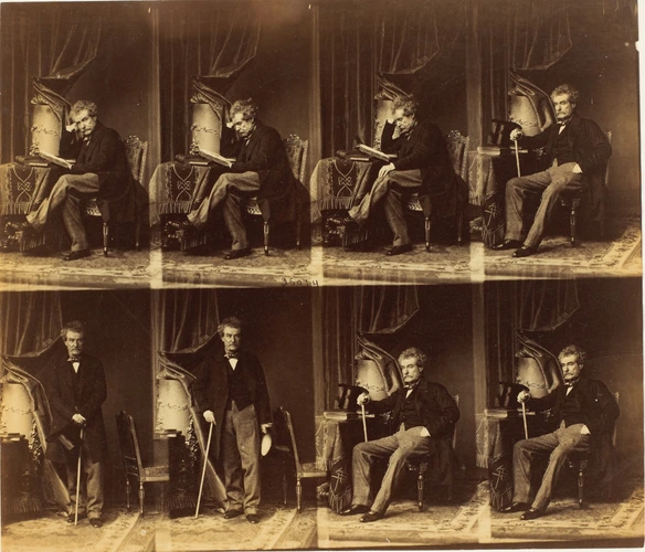 Général John Campbell en huit poses, six assis, deux en pied - André Adolphe Eugène Disdéri