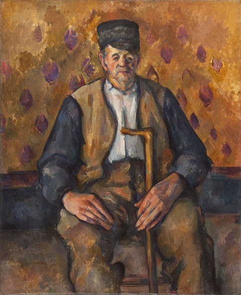 Cézanne, Paul-Paysan assis