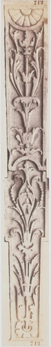 Elément décoratif, de Marie Etienne Cousseau, décor du palais du Louvre, Paris - Edouard Baldus