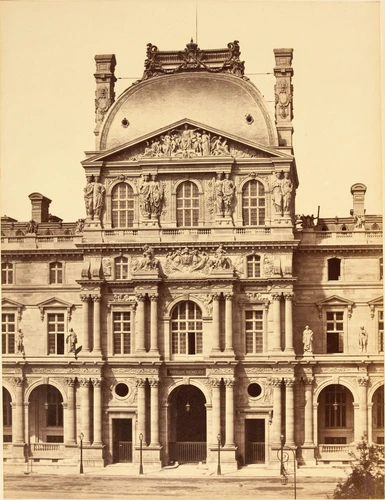 Nouveau Louvre, Pavillon Richelieu - Edouard Baldus