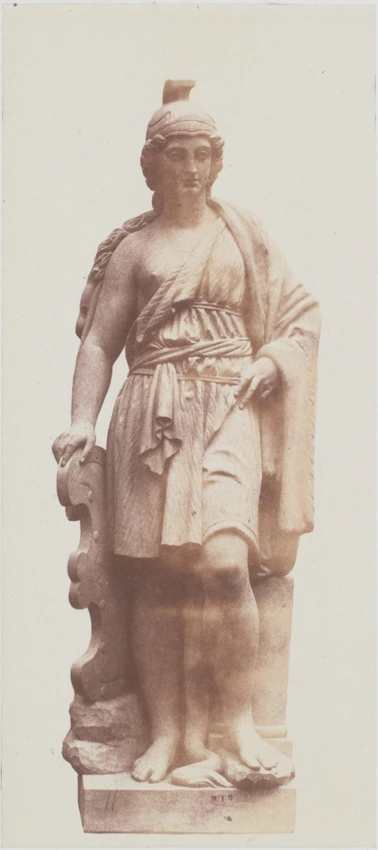 "Amazone", sculpture d'Emile Seurre, décor du palais du Louvre, Paris - Edouard Baldus