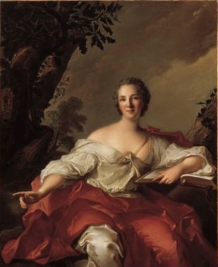 Jean-Marc Nattier-Portrait de Madame Geoffrin