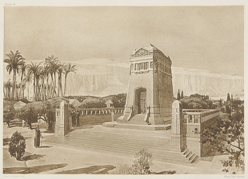 Monument au cimetière catholique Saint-Georges, Le Vieux Caire - Raoul Brandon