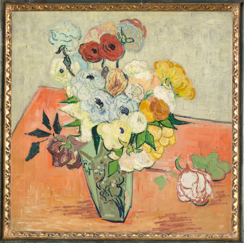 Roses et anémones - Vincent Van Gogh