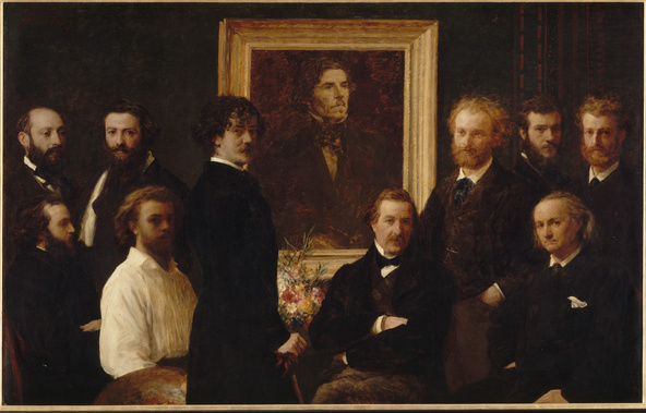 Henri Fantin-Latour-Hommage à Delacroix