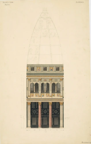 Baptistère Saint-Jean de Florence, coupe - Victor Ruprich-Robert
