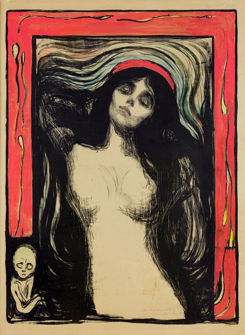 Edvard Munch, Madone, 1895-1896