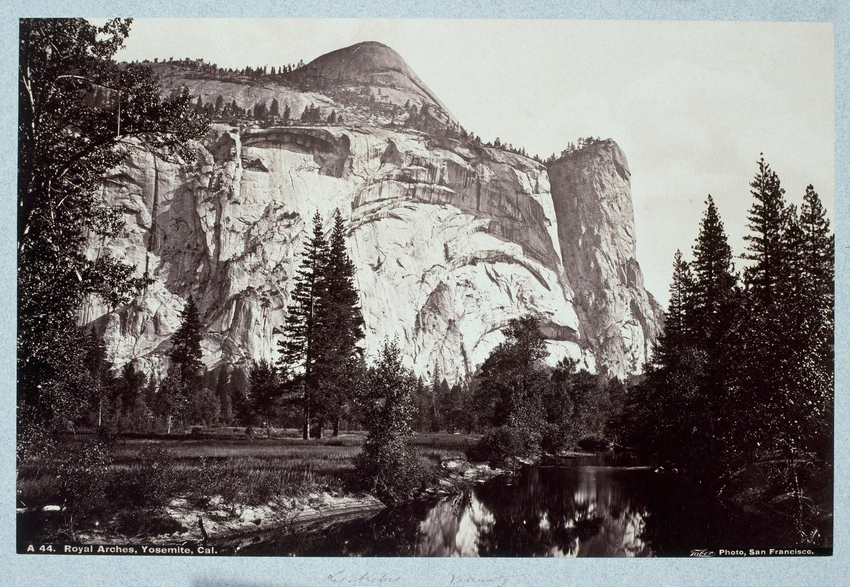 Royal Arches, Yosemite - Carleton E. Watkins
