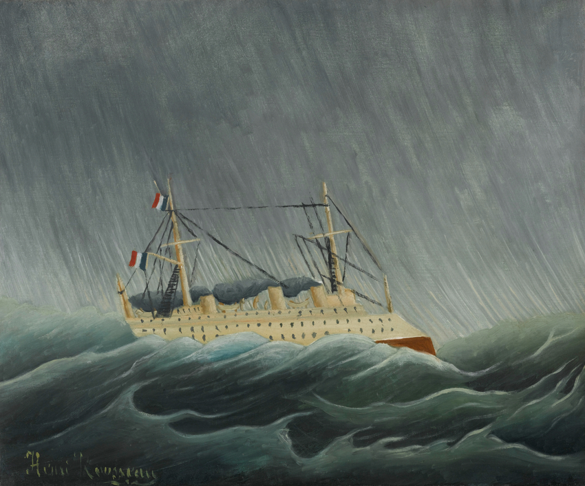 Le Navire dans la tempête - Henri Rousseau