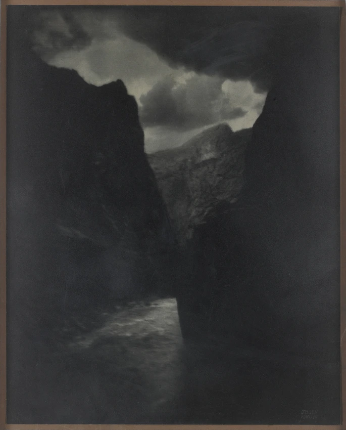 The Black Canyon - Edward Steichen