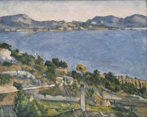 tableau, Paul Cézanne, Le golfe de Marseille vu de l'Estaque dit aussi L'Estaque, entre 1878 et 1879