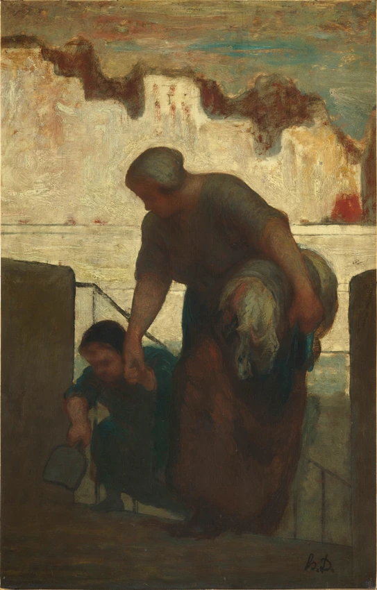 La Blanchisseuse - Honoré Daumier