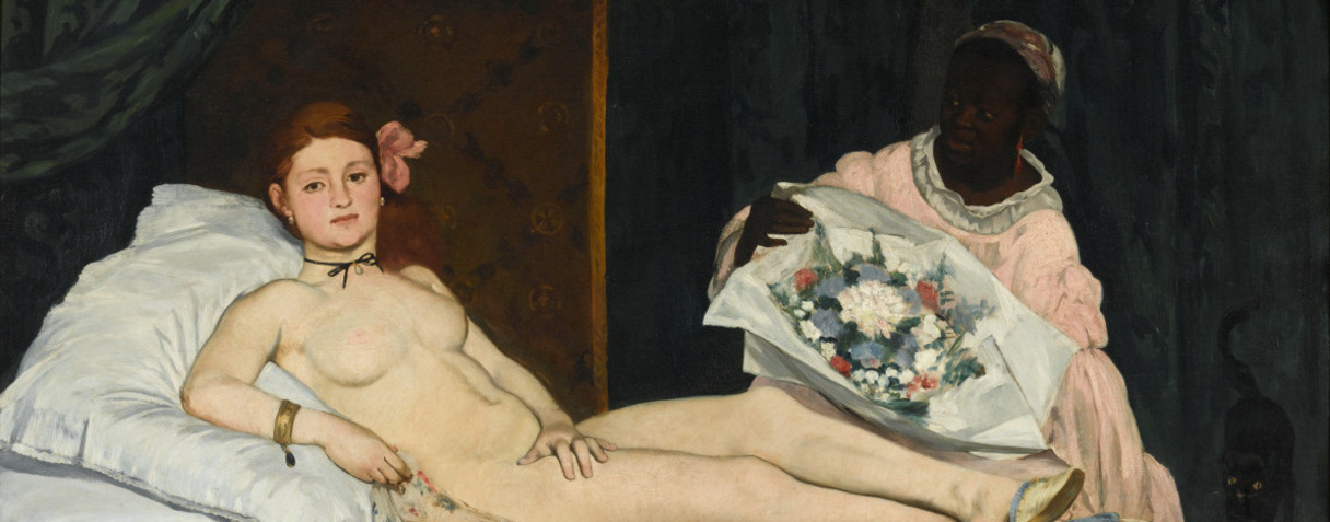 Olympia (détail), Manet, Edouard