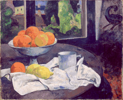 Paul Gauguin-Oranges et citrons avec vue sur Pont-Aven
