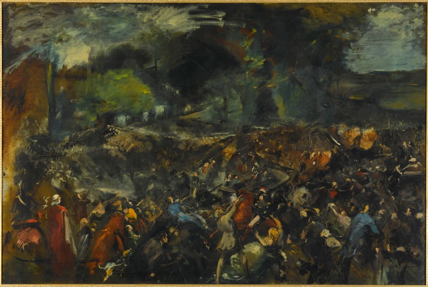 L'Attentat de Berezowski contre le tsar Alexandre II (6 juin 1867) - Jean-Baptiste Carpeaux