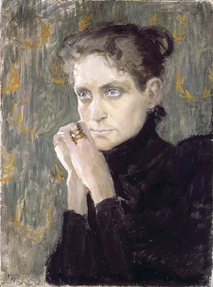 Akseli Gallen-Kallela-Portrait de l'actrice Ida Aalberg (Näyttelijätär Ida Aalbergin muotokuva)