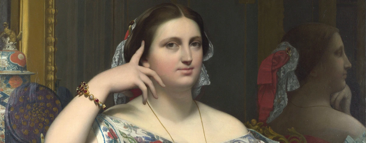 Jean Auguste Dominique Ingres, Madame Moitessier, 1856