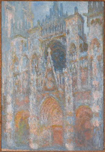 La Cathédrale de Rouen. Le Portail, soleil matinal - Claude Monet