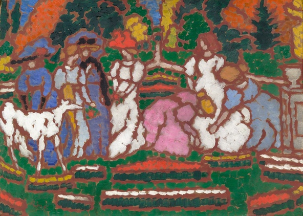 József Rippl-Rónai-Dans le jardin des Somssich